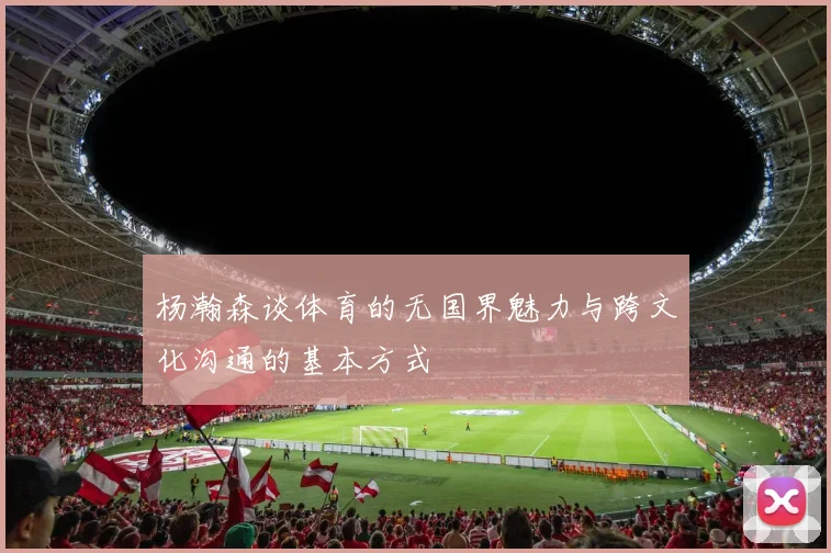 杨瀚森谈体育的无国界魅力与跨文化沟通的基本方式